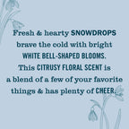 Snowdrop Plug In Scented Oil Warmer With Refill