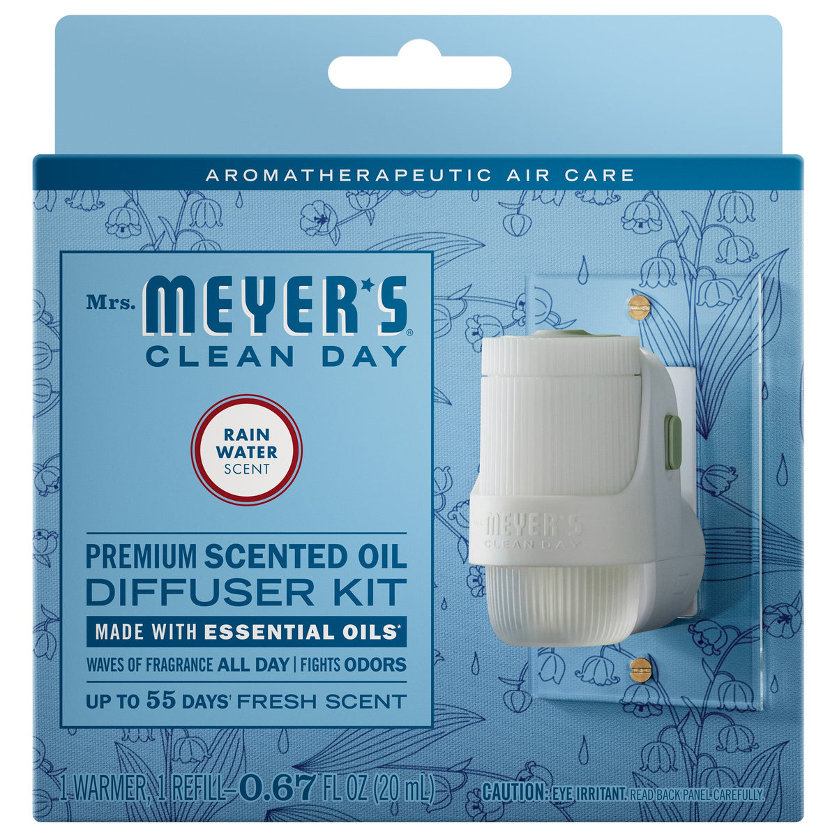 Rain Water Plug In Scented Oil Warmer With Refill - Aromatic Home