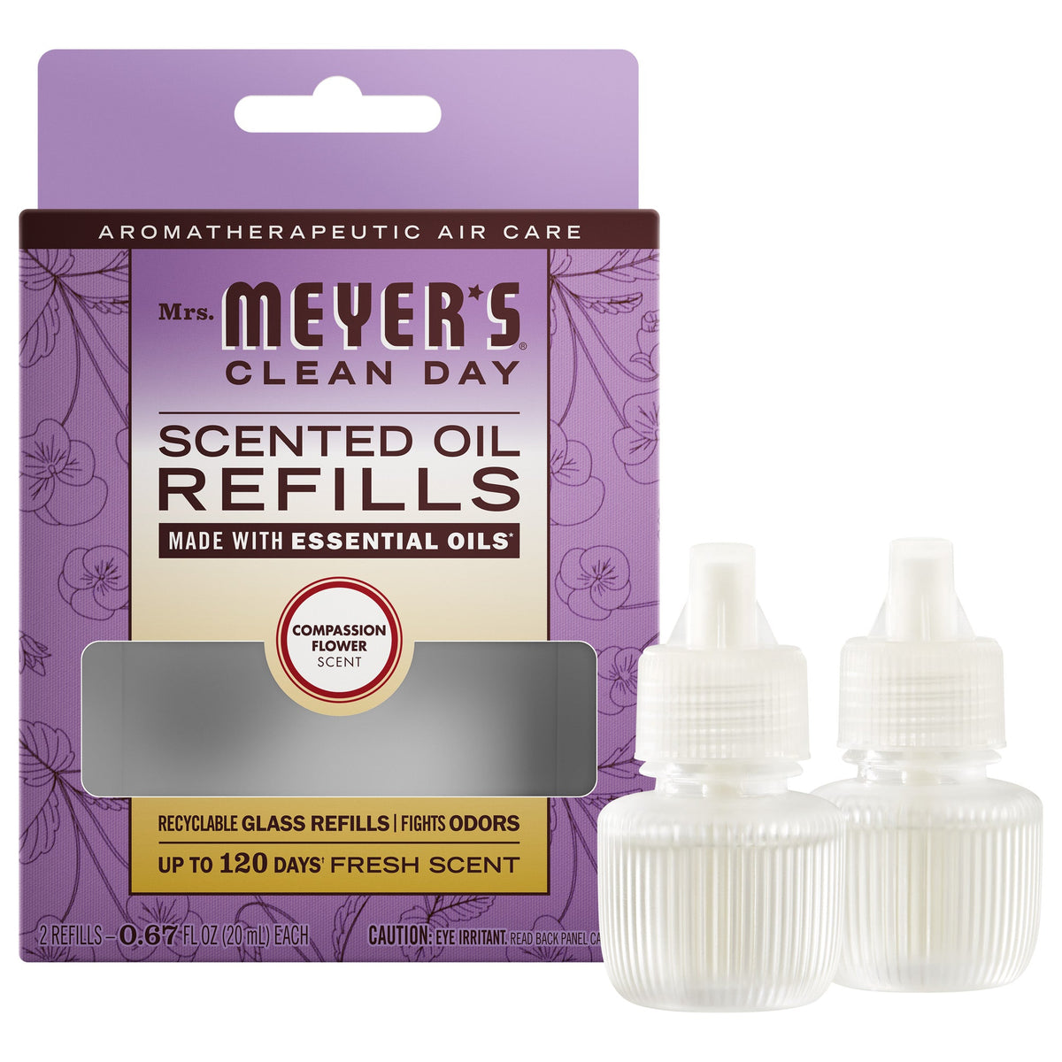 Compassion Flower Plug In Scented Oil Refill, 2-Pack - Aromatic Home