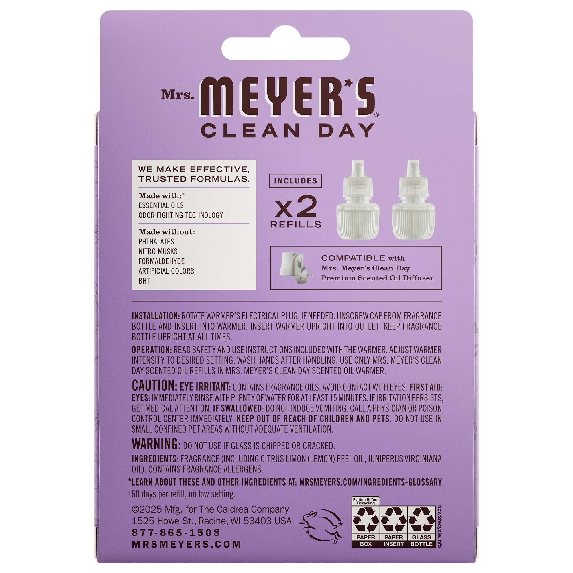 Compassion Flower Plug In Scented Oil Refill, 2-Pack - Aromatic Home