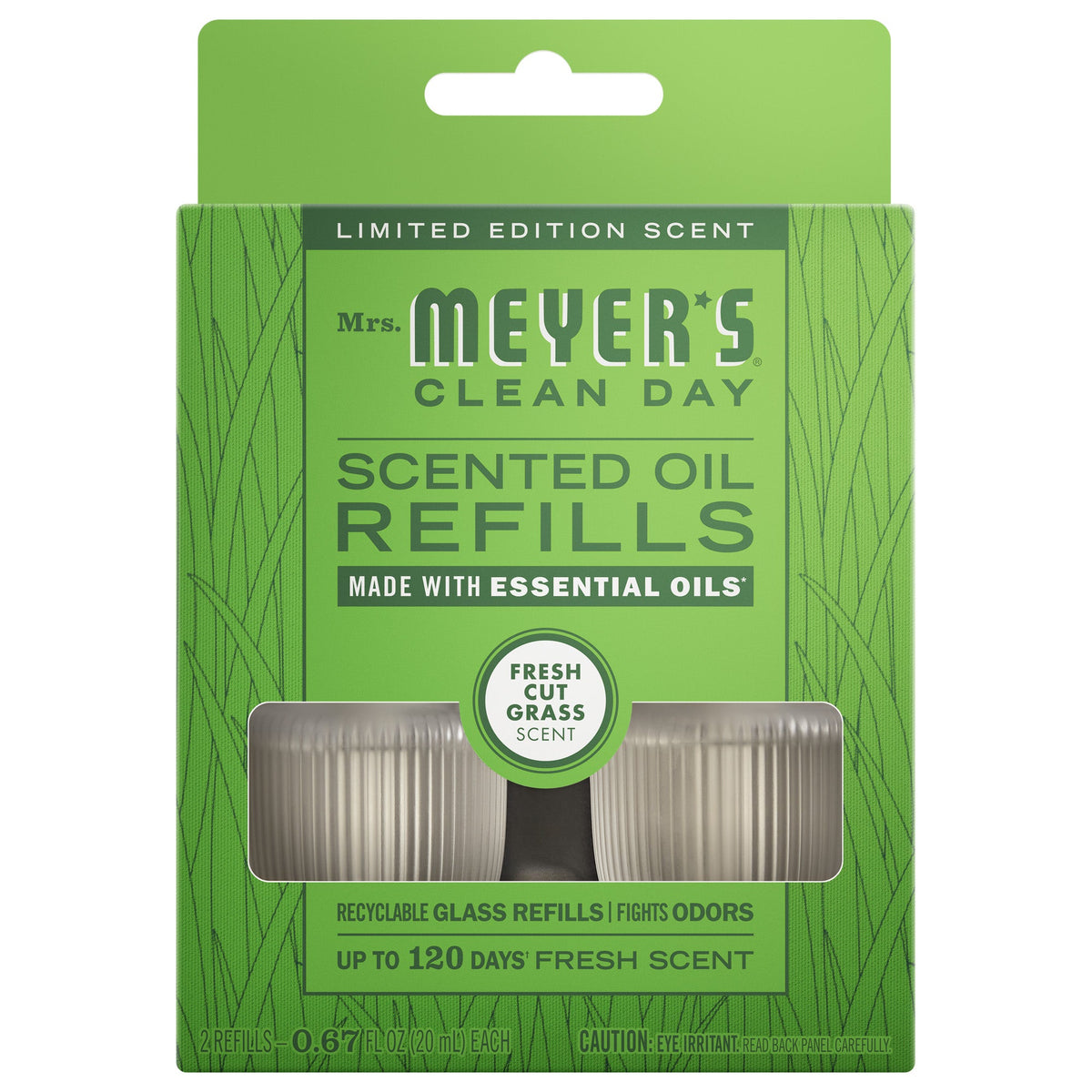Fresh Cut Grass Plug In Scented Oil Refill, 2-Pack - Aromatic Home