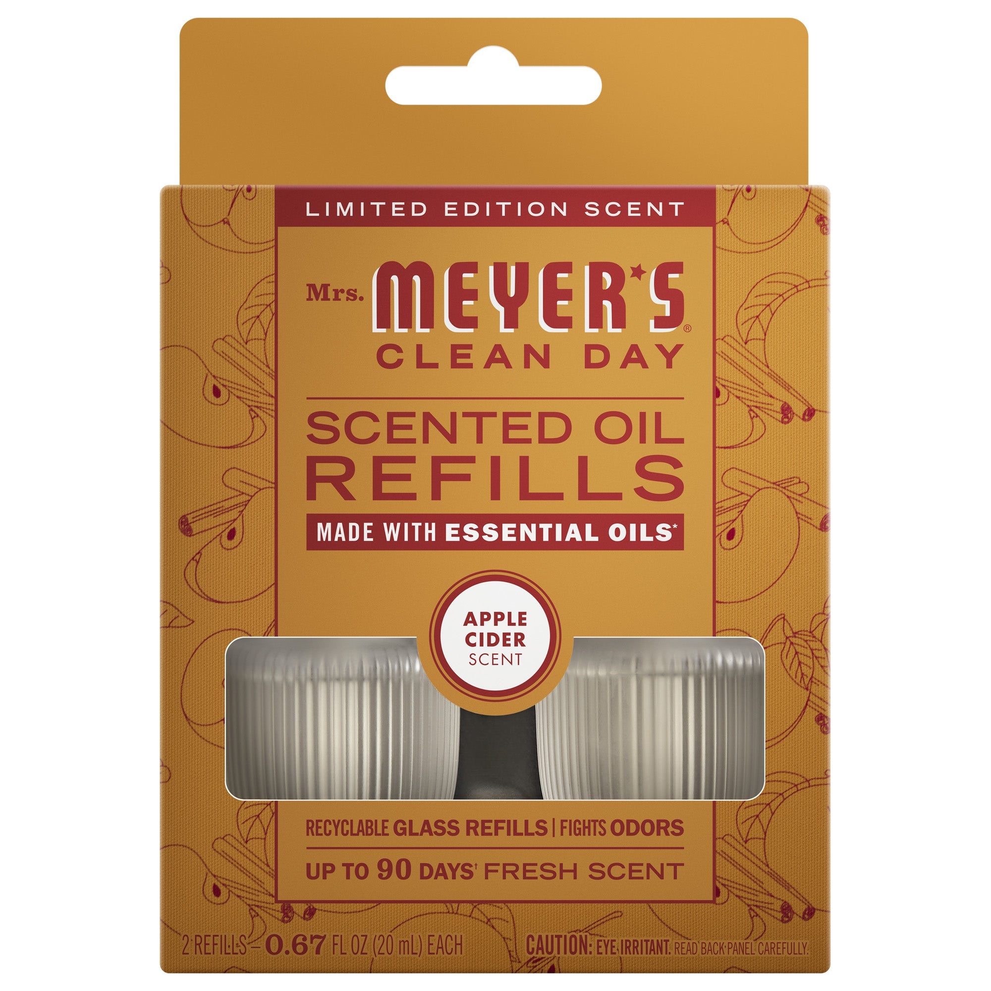 Apple Cider Plug In Scented Oil Refill, 2-Pack - Aromatic Home