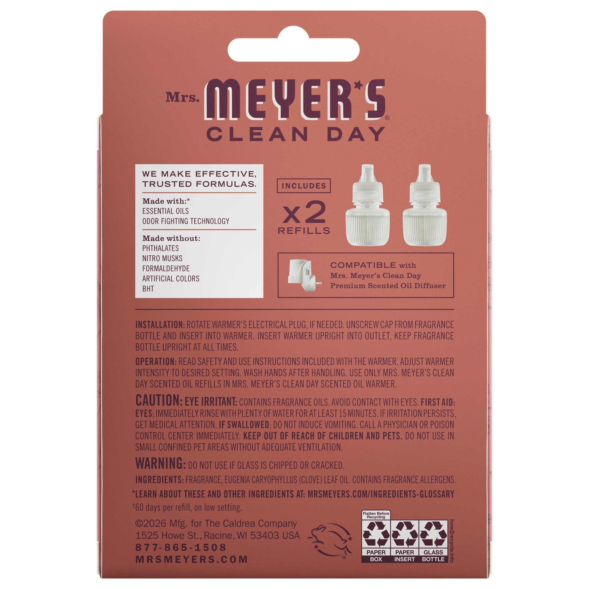 Fall Leaves Plug In Scented Oil Refill, 2-Pack - Aromatic Home