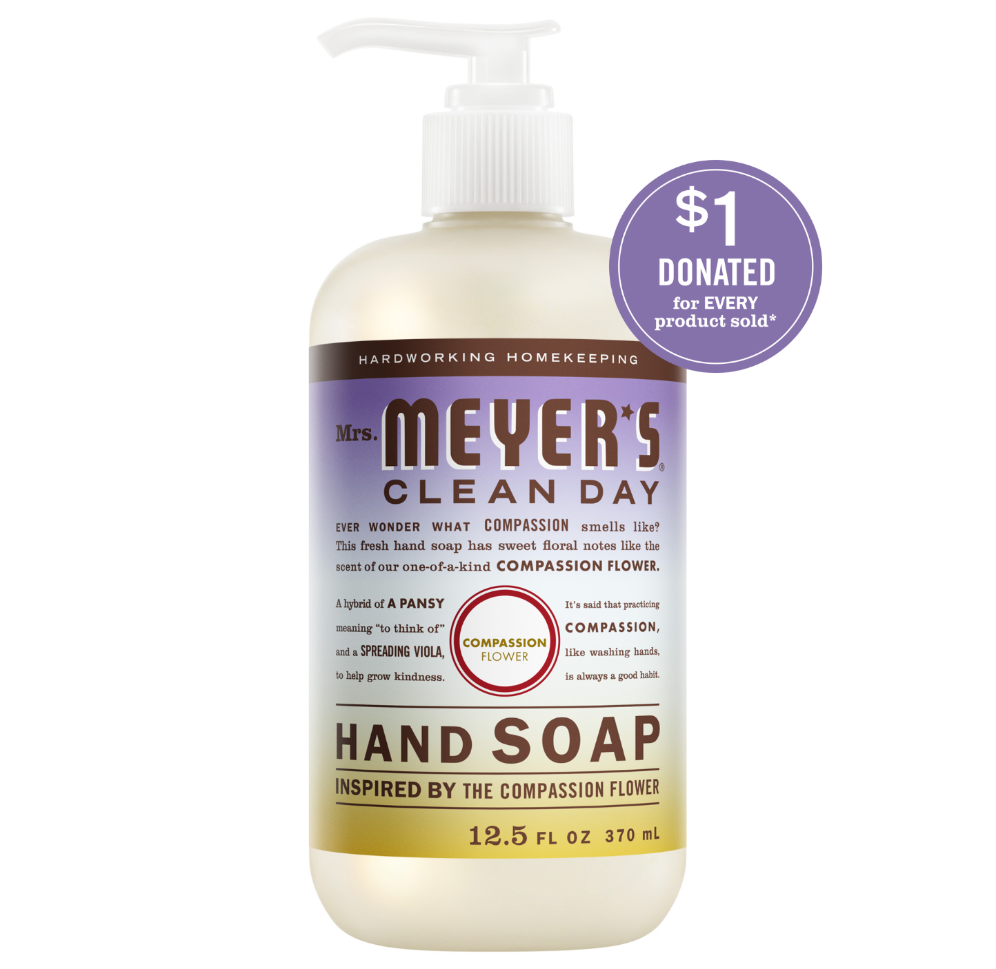 Compassion Flower Liquid Hand Soap - Gentle Clean