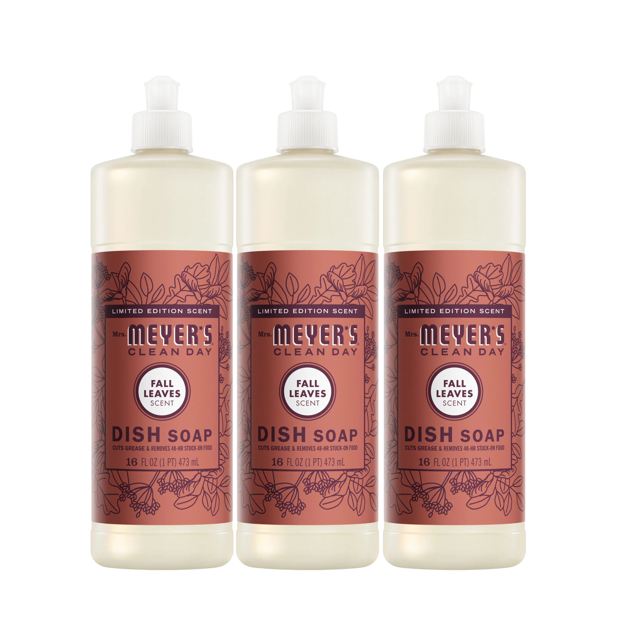 Fall Leaves Dish Soap 3-count Bundle - Dishwashing Essential