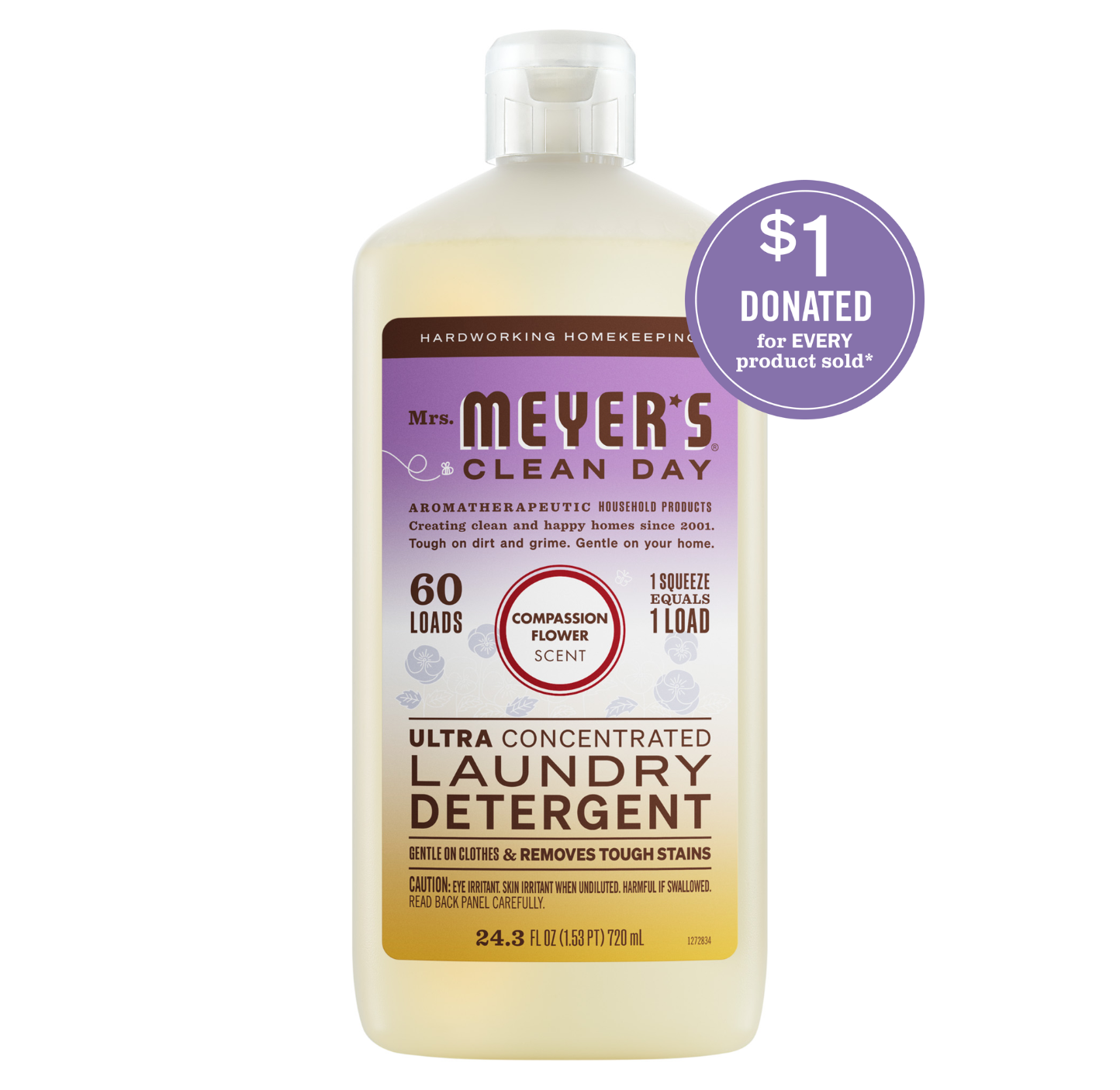Compassion Flower Ultra Concentrated Laundry Detergent - Daily Wash