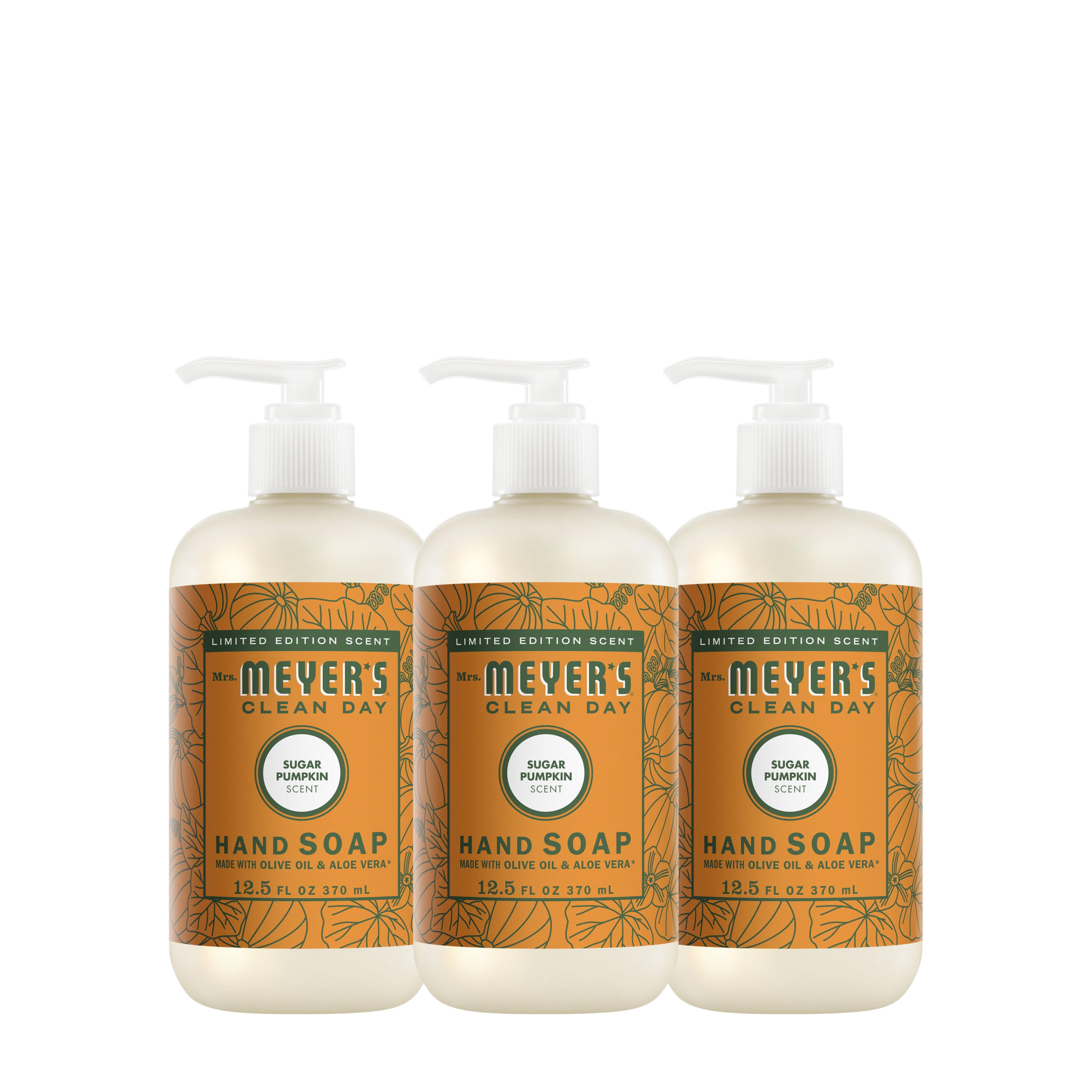 Sugar Pumpkin Liquid Hand Soap 3-count Bundle - Gentle Clean