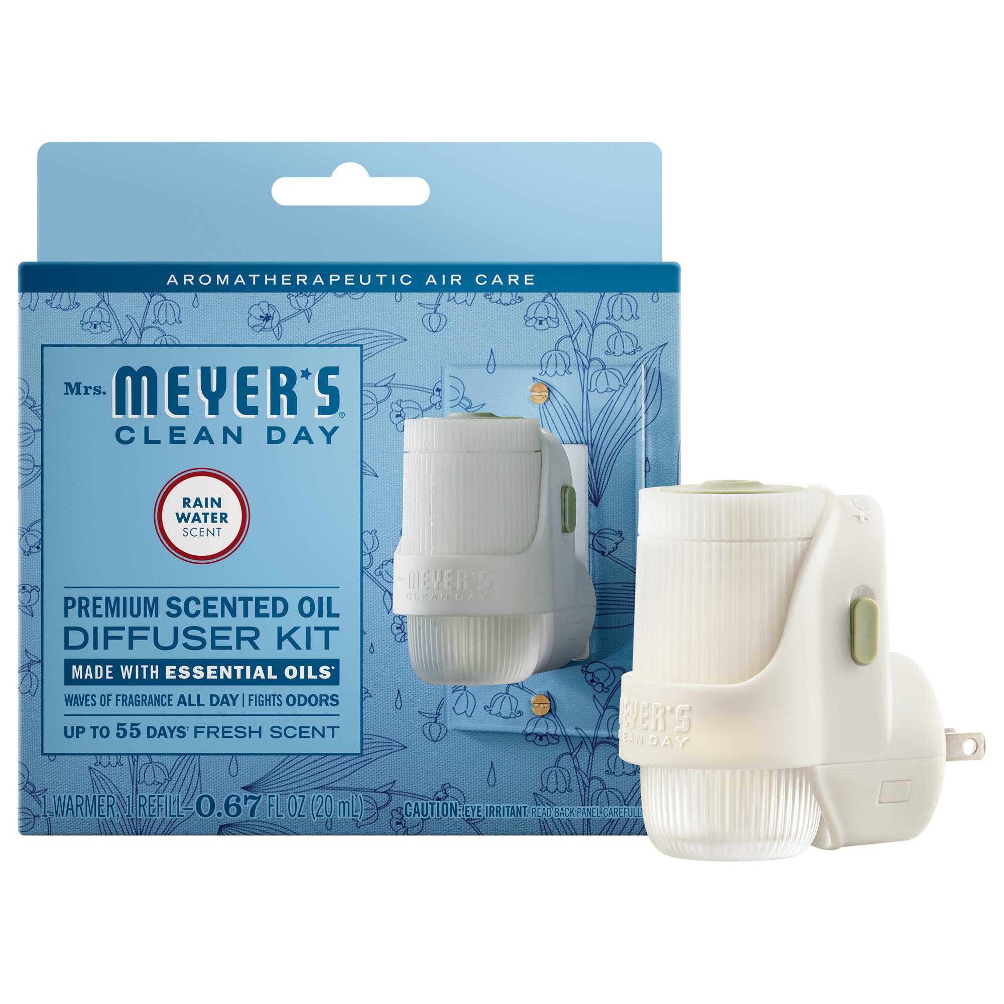 Rain Water Plug In Scented Oil Warmer With Refill - Aromatic Home