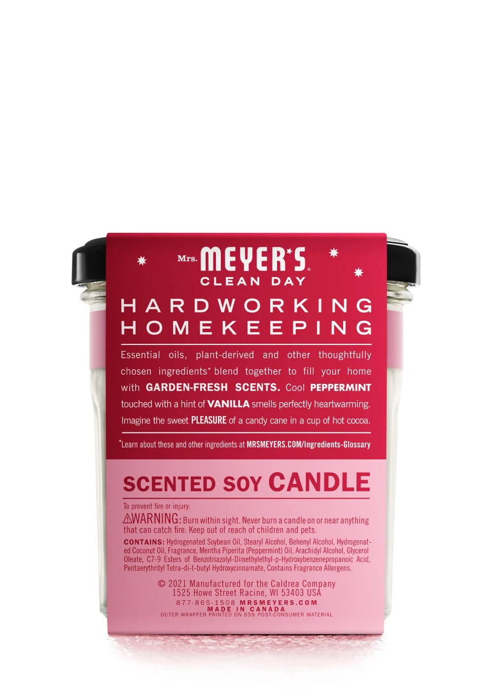 Peppermint Soy Candle Large - Scented Home