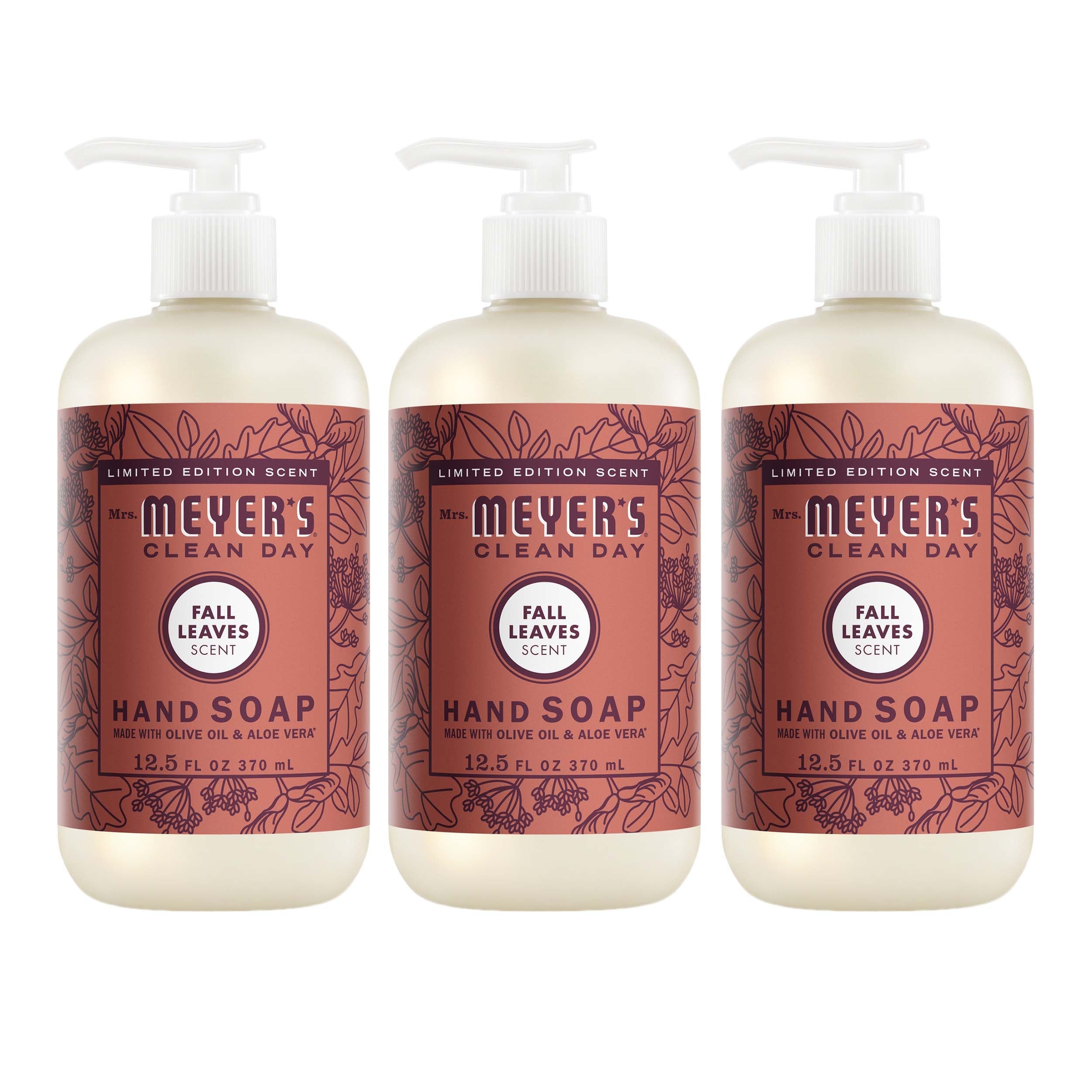 Fall Leaves Liquid Hand Soap 3-count Bundle - Gentle Clean