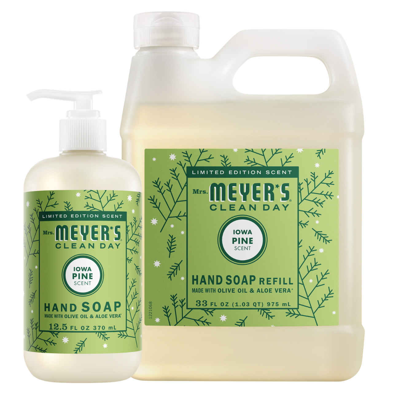Iowa Pine Liquid Hand Soap & Refill Set - Gentle Clean