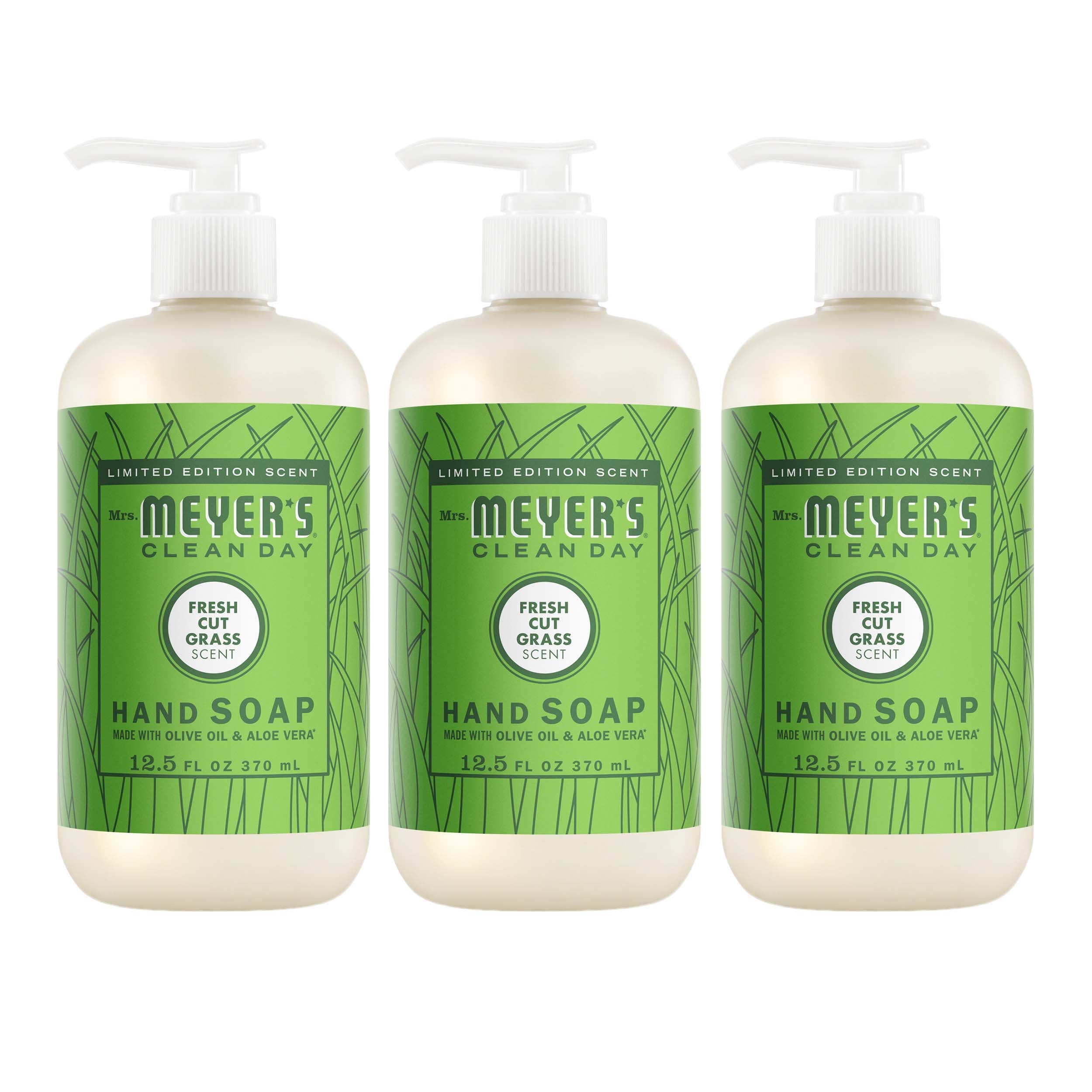 Fresh Cut Grass Liquid Hand Soap 3-count Bundle - Gentle Clean
