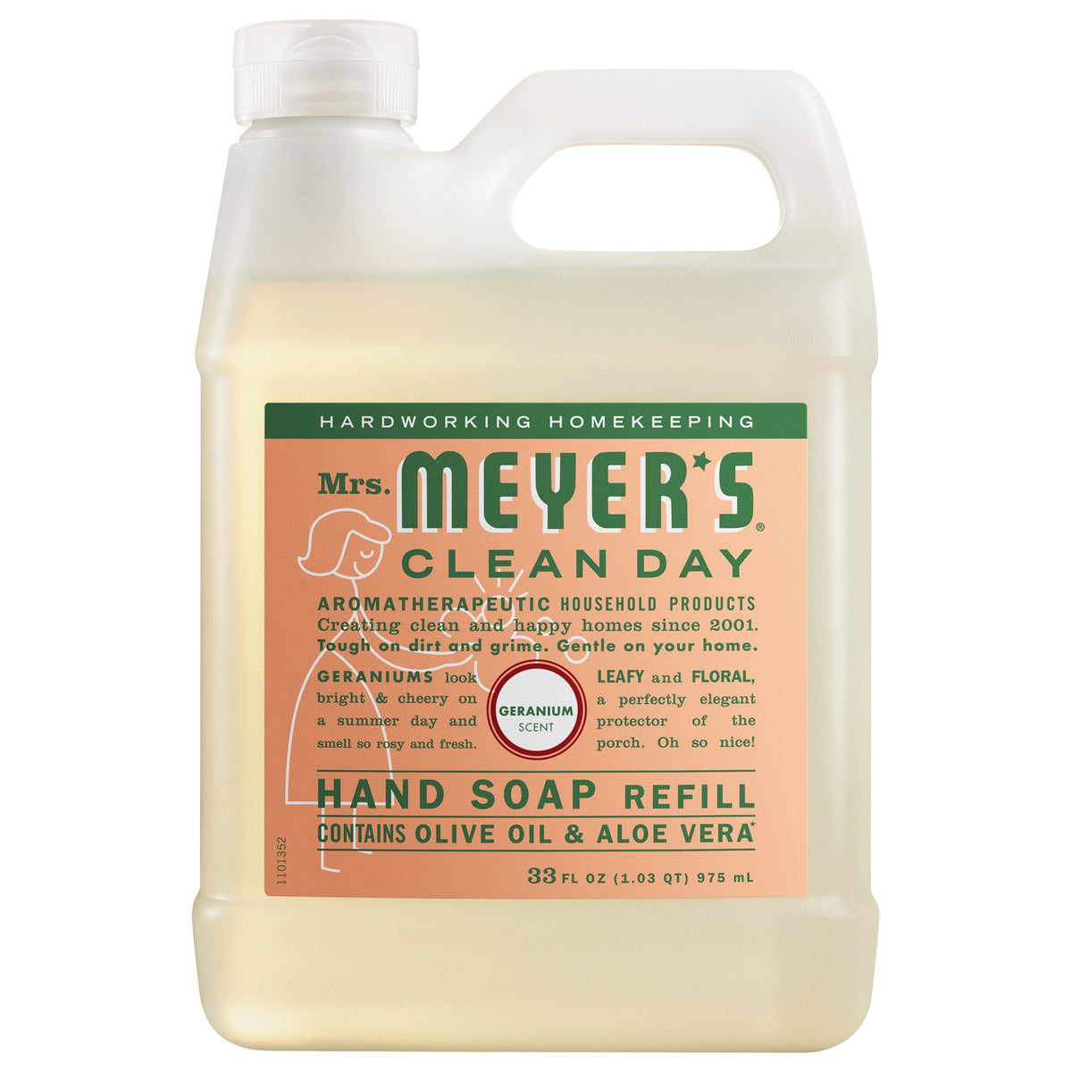 Geranium Liquid Hand Soap & Refill Set - Gentle Clean