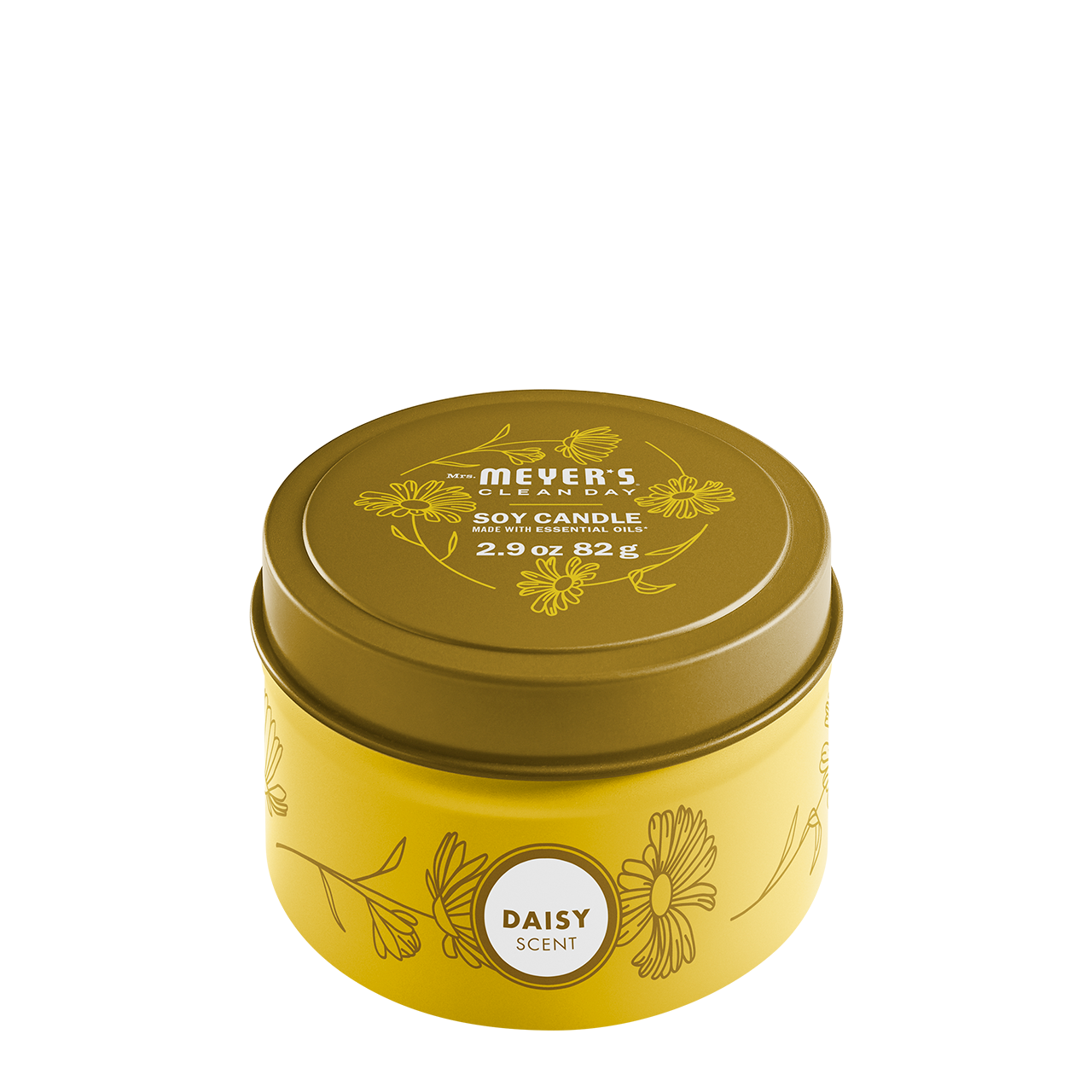 Daisy Tin Candle - Scented Home