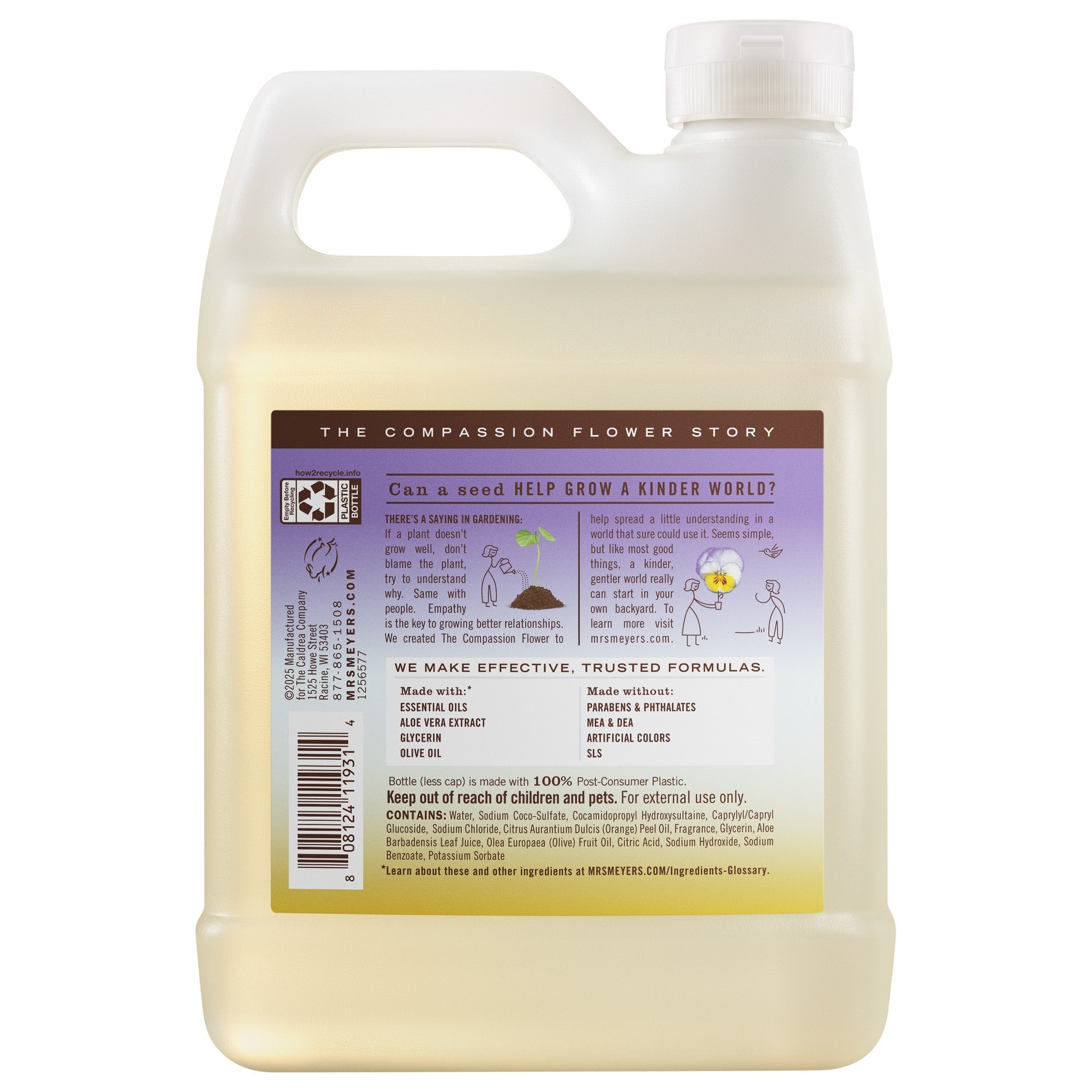 Compassion Flower Liquid Hand Soap Refill - Gentle Clean