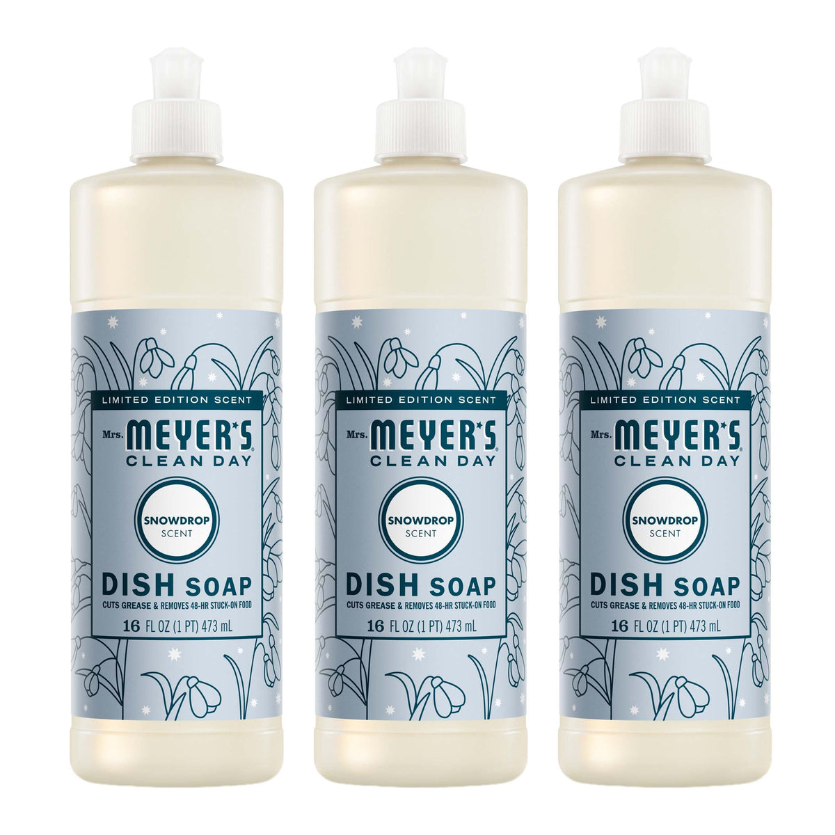 Snowdrop Dish Soap 3-count Bundle