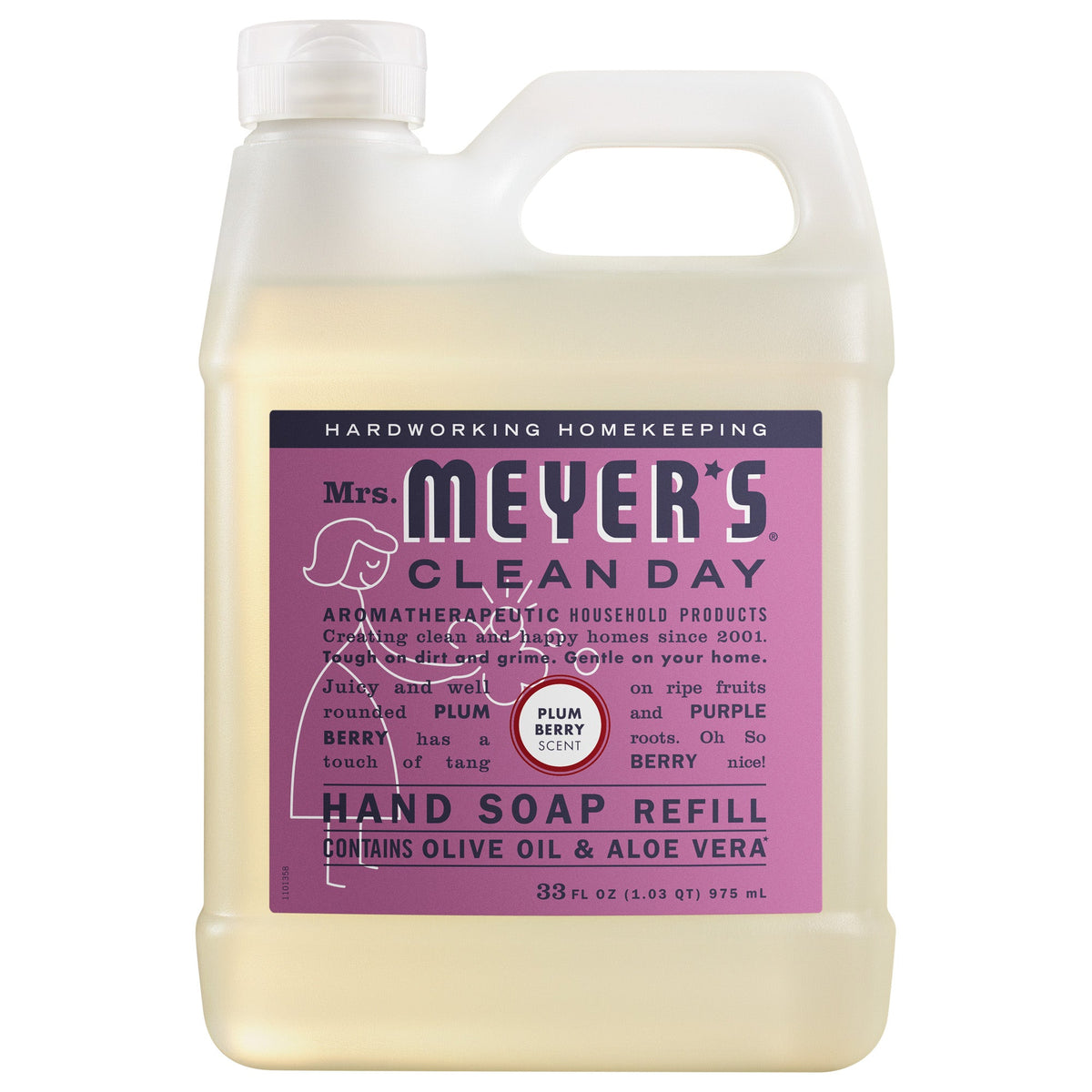 Plum Berry Liquid Hand Soap & Refill Set - Gentle Clean