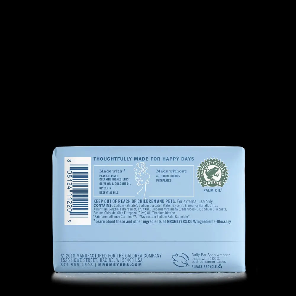 Rain Water Daily Bar Soap - Gentle Care