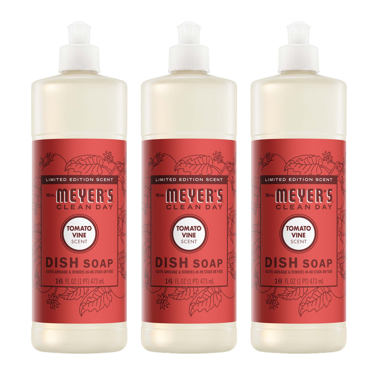 Tomato Vine Dish Soap 3-count Bundle - Dishwashing Essential