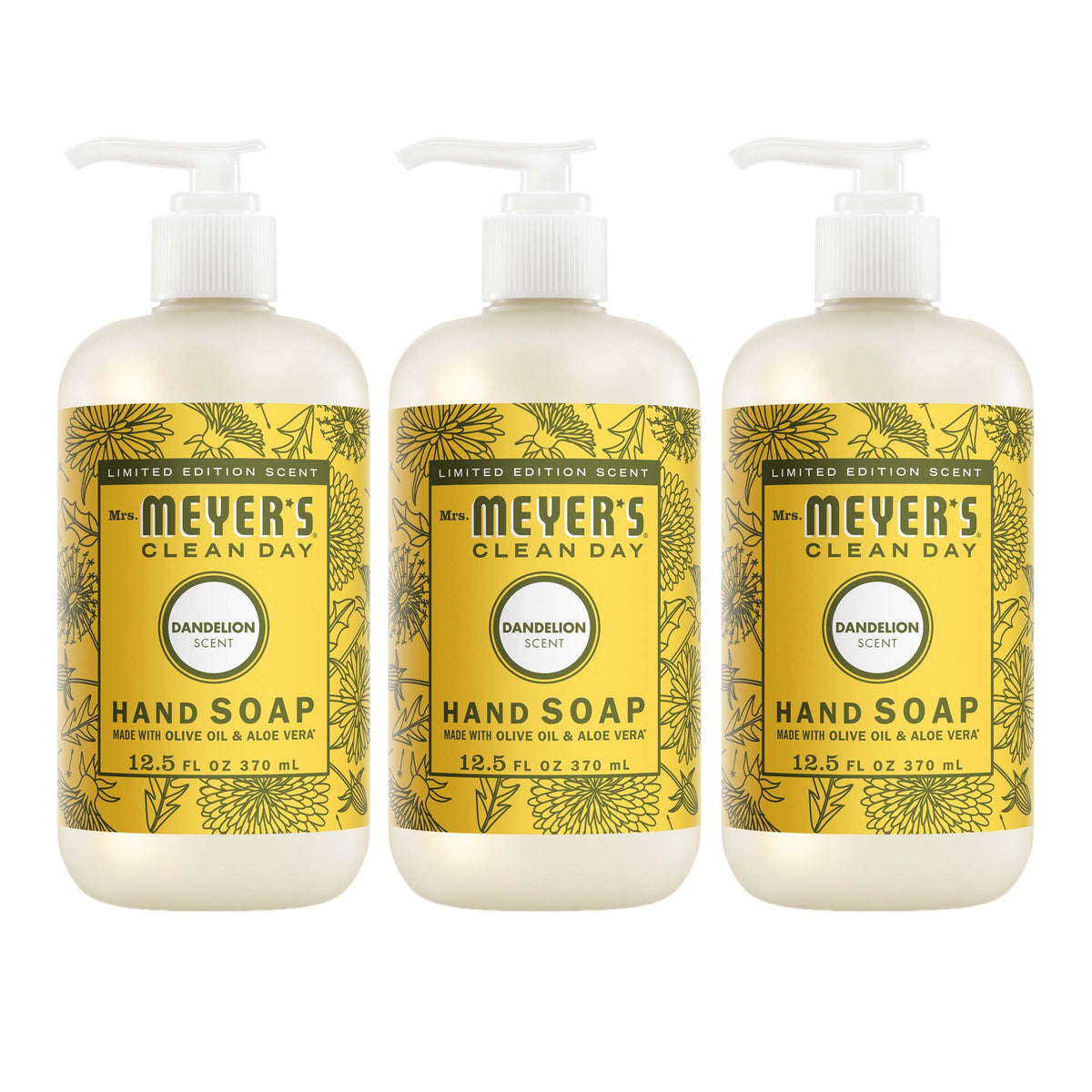 Dandelion Liquid Hand Soap 3-count Bundle