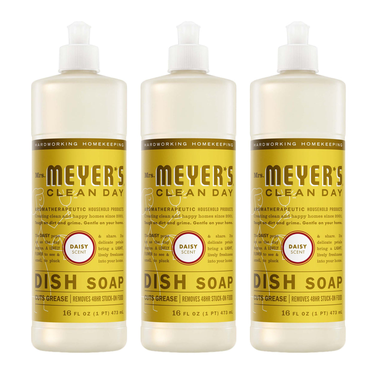 Daisy Dish Soap 3-count Bundle - Dishwashing Essential